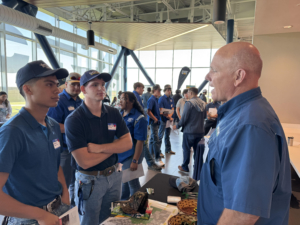 osbaldo pacheco job fair 300x225 - TSTC Welding Technology student feels at home on Breckenridge campus