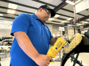 IMG 5762 2 300x225 - TSTC Auto Collision student refines refinishing skills at area business