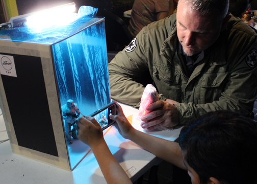 TSTC graphic designer, Star Wars collector teaches the power of art TSTC AdamMcGrath 2 72dpi - TSTC graphic designer, Star Wars collector teaches the power of art