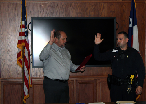 To serve and protect: TSTC swears in new police officer PD Swear In Villarreal 6 72dpi - To serve and protect: TSTC swears in new police officer