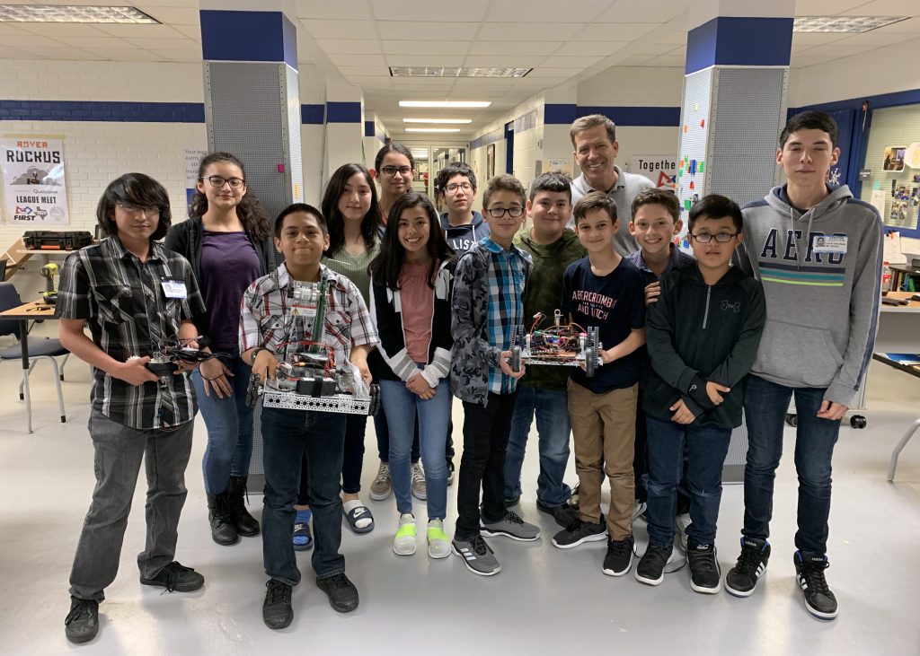 TSTC MechatronicsSTEMAcademy1 1 1024x731 - TSTC mechatronics students mentor HCISD STEM academy students