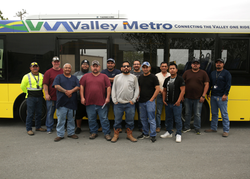TSTC, Valley Metro partner to meet industry needs TSTC ValleyMetro BusDriverCourseDonation 72dpi - TSTC, Valley Metro partner to meet industry needs