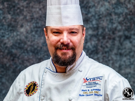 TSTC’s Schneider Inducted Into International Chefs Honor Society Waco Chef Mark Schneider March 4 2019 - TSTC’s Schneider Inducted Into International Chefs Honor Society