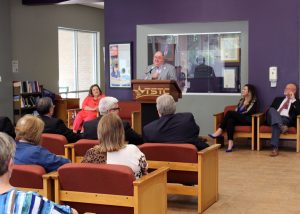 TSTC HonorsGilbertLeal 1 300x214 - Popular former TSTC president honored with plaque