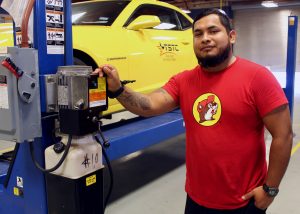 TSTCAutomotiveTech HugoVillanueva 300x214 - TSTC automotive student gets to practice his skills for AEP