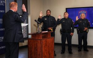 Waco officers promotion Aug. 13 2019 edited 2 300x190 - TSTC Honors Campus Police Officers at Ceremony