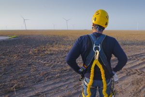 Wind Energy Tech Close Up 300x200 - Wind Energy Technology instructor helps students reach for the sky