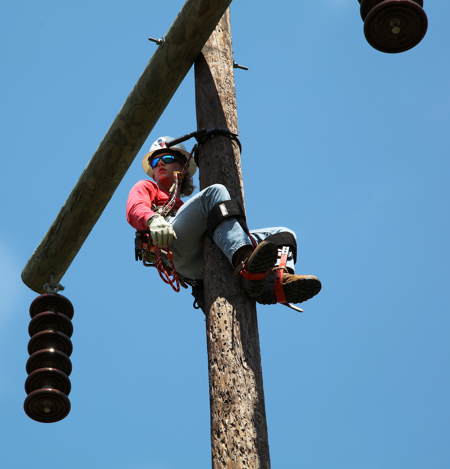 TSTC Electrical Lineworker student brings passion, work ethic to