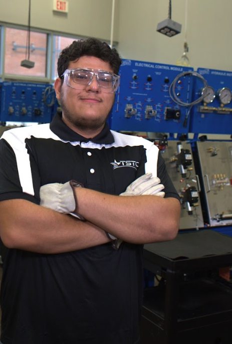 Industrial Systems student posing