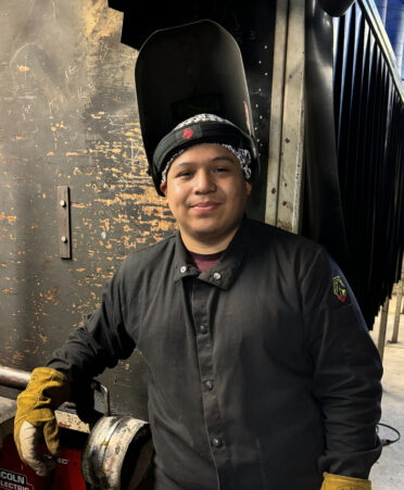 Gabriel Garcia is a third-semester Welding Technology student at TSTC’s Harlingen campus.