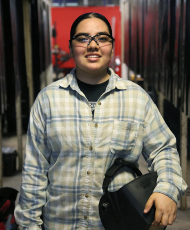 Kendraly Gomez is a Welding Technology student at TSTC’s Harlingen campus.