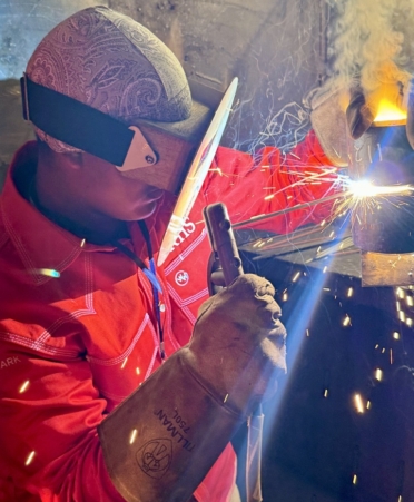 A total of 181 high school students from 16 different Texas high schools competed in the TXHSWS regional welding competition. (Photo courtesy of TSTC.)