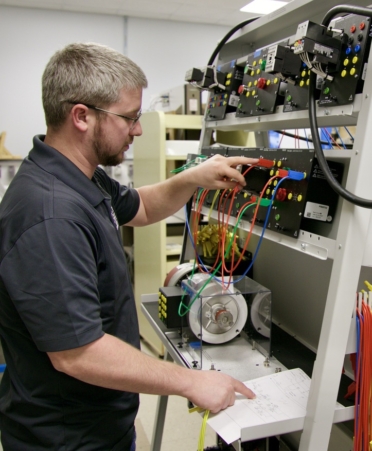 Computer Aided Manufacturing (now Precision Machining Technology) graduate Jacob Preston returned to TSTC’s Marshall campus to continue his education in the Automation and Controls Technology program. (Photo courtesy of TSTC.)