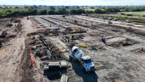 Construction for new tech building 300x169 - New facilities at TSTC’s Harlingen campus on schedule to open in fall 2025