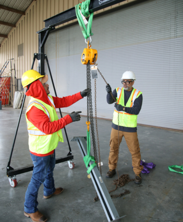 2R7A3660 1 372x451 - TSTC’s Workforce Training and Continuing Education department partners with Bechtel to employ NCCER Basic Rigger program graduates