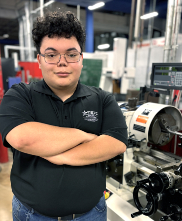 Michael Diaz is a Precision Machining Technology student at TSTC’s Harlingen campus.