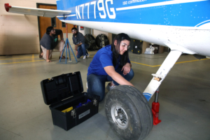 2R7A2464 300x200 - Former Marine finds niche in TSTC’s Aircraft Airframe Technology program