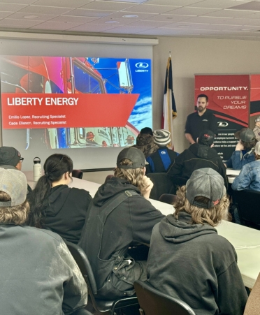 TSTC’s Diesel Equipment Technology students attended an employer spotlight featuring Liberty Energy, a North American energy industry service provider. (Photo courtesy of TSTC.)