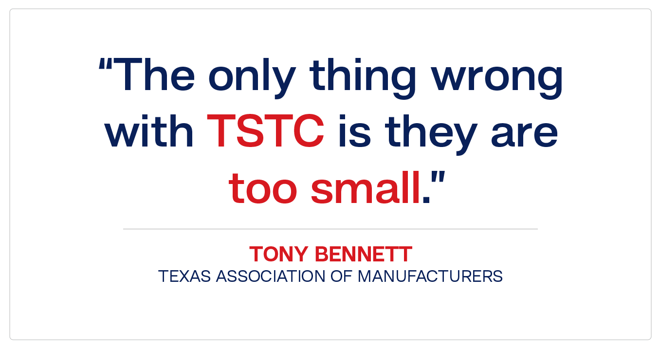 quote: The only thing wrong with TSTC is they are too small. -- Tony Bennett