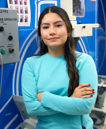 Halle Cardenas is a Wind Energy Technology student at TSTC’s Harlingen campus.