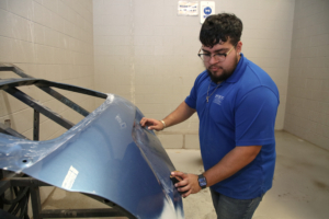 2R7A6098 300x200 - Excitement builds among five TSTC Auto Collision students preparing for state SkillsUSA contests